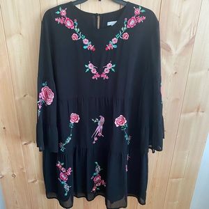 Gorgeous embroidered boho dress